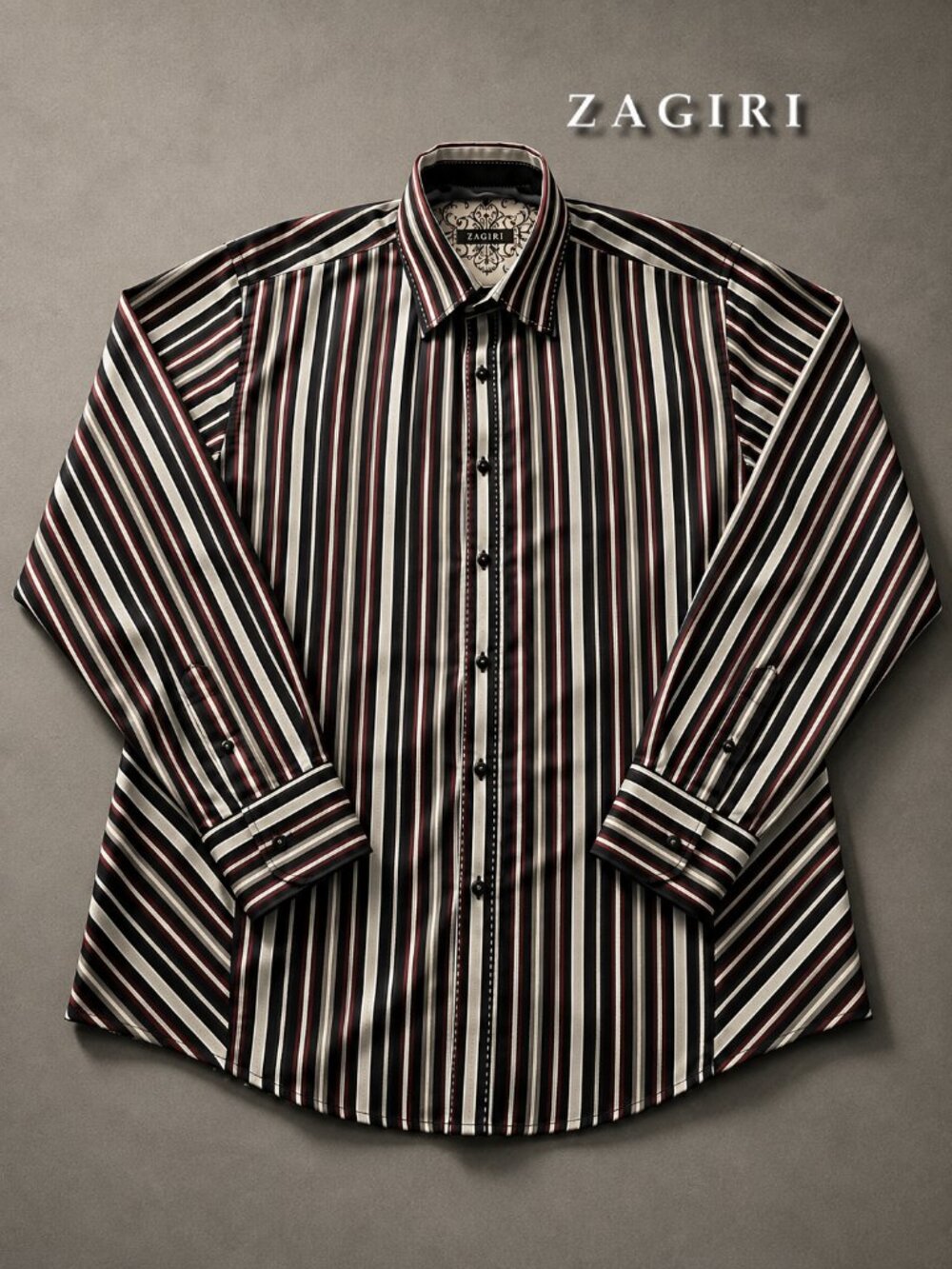 Zagiri Multicolor Striped Button-Up Shirt - Men's L